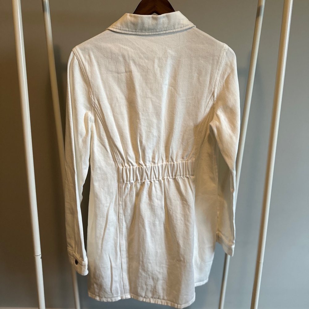 EMORY PARK 100% Cotton Long Sleeve Denim Dress (New)